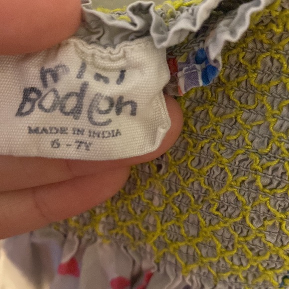 Mini Boden Giraffe dress spaghetti strap - Picture 6 of 9